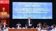 Hội thảo góp ý dự thảo đề án quốc gia “Từng bước đưa tiếng Anh thành ngôn ngữ thứ hai trong trường học giai đoạn 2025-2035, tầm nhìn đến năm 2045”. 