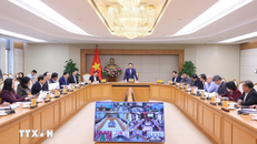 Phó Thủ tướng Chính phủ Trần Hồng Hà chủ trì cuộc họp.