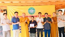 BTS GHPGVN tỉnh Thanh Hoá tặng nhà Đại đoàn kết cho hộ nghèo tại huyện Mường Lát