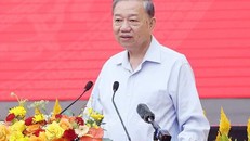 Tổng Bí thư Tô Lâm phát biểu tại cuộc làm việc với Ban Thường vụ Tỉnh ủy Lâm Đồng, Thường trực Tỉnh ủy Bình Thuận và Thường trực Tỉnh ủy Đắk Nông.