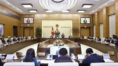 Một phiên họp của Ủy ban Thường vụ Quốc hội. 