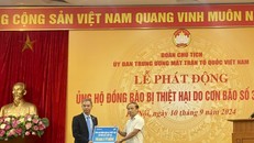Bảo Việt ủng hộ 5 tỷ đồng gửi đến đồng bào bị thiệt hại do bão số 3 gây ra.