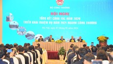 Sáng 7/1, tại Hà Nội, Bộ Công Thương tổ chức Hội nghị tổng kết công tác năm 2020 và triển khai nhiệm vụ năm 2021 của ngành Công Thương. Ảnh: Cấn Dũng.