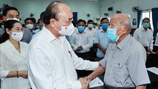 Chủ tịch nước tiếp xúc cử tri tại huyện Củ Chi và Hóc Môn, TP Hồ Chí Minh