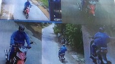 Chiếc Sirius đỏ là manh mối điều tra ra nghi can vụ cướp ngân hàng ở Đồng Nai. Ảnh: CAND