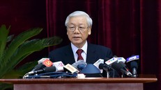 Tổng Bí thư Nguyễn Phú Trọng phát biểu khai mạc Hội nghị Trung ương 6