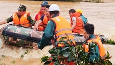 Tổ chức tìm kiếm nạn nhân mất tích ở huyện Lạc Dương, tỉn Lâm Đồng. (Ảnh: Văn hoá Điện tử)