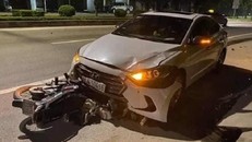 Hiện trường vụ tai nạn. (Ảnh: VTC)