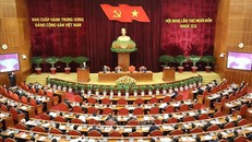 Quang cảnh Hội nghị lần thứ 14 Ban Chấp hành Trung ương Đảng Cộng sản Việt Nam khóa XII, sáng 14/12/2020. Ảnh: Trí Dũng/TTXVN