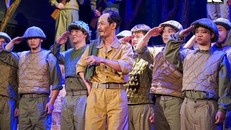 Hình tượng Hồ Chủ tịch được tái hiện sinh động. (Ảnh: Tiền Phong)