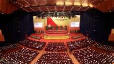 Toàn cảnh phiên thảo luận của Đại hội hôm nay. (Ảnh: Báo Văn Hoá)