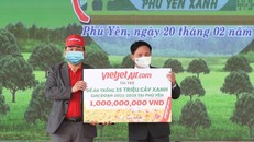 Vietjet cam kết đồng hành cùng Đề án trồng 15 triệu cây xanh tại Phú Yên.