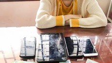 Bích Nhân sử dụng công nghệ cao lừa đảo chiếm đoạt tài sản. Ảnh: Công an cung cấp.