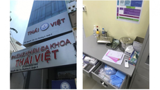 Phòng khám có bác sĩ Trung Quốc hoạt động không phép. (Ảnh: VOV)