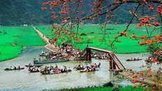 Ngày 13/3, Chùa Hương sẵn sàng đón khách du lịch tham quan. (Ảnh: Sức khoẻ & Đời sống)