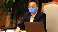 Phó Thủ tướng Vũ Đức Đam trong cuộc họp chiều nay. (Ảnh: Báo Chính phủ)