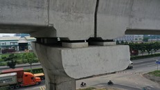 Tổ điều tra sự cố làm trượt gối dầm metro số 1 ngừng công tác sau hơn 3 tháng làm việc. Ảnh: Duy Hiệu/Zing 