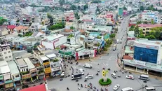Một phần quận Thủ Đức nhìn từ trên cao. (Ảnh: CafeF)