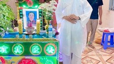 Hiện trường đám tang giả của bà T. do gia đình tổ chức. (Ảnh: PLO)