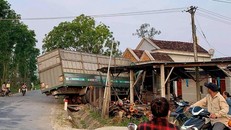 Hiện trường vụ tai nạn. (Ảnh: Zing)