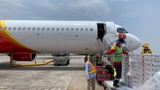 Hãng hàng không Vietjet hỗ trợ nông dân Bắc Giang bằng cách triển khai các chuyến bay đưa vải thiều Bắc Giang tới nhiều thị trường trong nước và quốc tế.