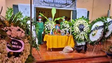 Lễ tang quân nhân Trần Đức Đô. (Ảnh: Tuổi trẻ)