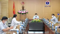 Quang cảnh cuộc họp (Ảnh: Bộ Y tế)