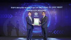 Vinamilk nằm trong Top 5 doanh nghiệp quản trị công ty tốt nhất nhóm vốn hóa lớn.