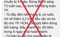 Thông tin “không cho người dân di chuyển trong 7 ngày” là giả mạo