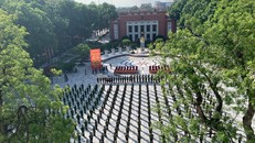 Lễ xuất quân của Học viện An ninh nhân dân, sáng 6/9. Ảnh: Vietnamnet