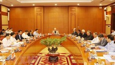 Họp Thường trực Ban Chỉ đạo Trung ương về phòng, chống tham nhũng tháng 11/2020 (Ảnh: Trí Dũng/TTXVN)