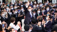 Chiến thắng trong cuộc bầu cử LDP, ông Kishida Fumio trở thành Chủ tịch đảng này và khả năng tiếp quản vị trí Thủ tướng Nhật Bản ngày 4/10 tới. (Nguồn: Japan Forward)