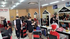 Một tiệm cắt tóc, gội đầu ở TP.Thủ Đức. Ảnh:top10thuduc