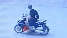 Hình ảnh tên cướp được camera an ninh ghi lại. Ảnh: Công an cung cấp.