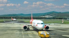 Hãng hàng không Vietjet sẽ thí điểm đón đoàn khách ‘hộ chiếu vaccine’ đầu tiên đến Phú Quốc. (Ảnh: CTV/Vietnam+)