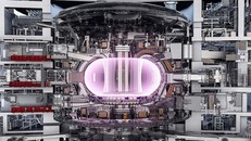 Hình ảnh minh hoạ bên trong lò phản ứng ITER khi hoàn thành. (Ảnh: New Scientists)