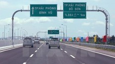 Cao tốc Hà Nội-Hải Phòng. (Ảnh: TTXVN)