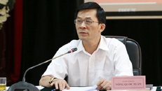 Thứ trưởng, Phó Chủ nhiệm Ủy ban Dân tộc Nông Quốc Tuấn. (Ảnh: Báo Chính phủ)