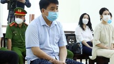 Bị cáo Nguyễn Đức Chung tại phiên tòa phúc thẩm. Ảnh: Phạm Kiên/TTXVN 