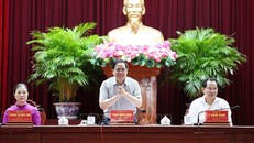 Thủ tướng Phạm Minh Chính tiếp xúc cử tri thành phố Cần Thơ. Ảnh: Dương Giang/TTXVN 