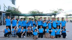 Các em nhỏ tại trường Hy Vọng. (Ảnh: Minh Sơn/Vietnam+) 