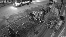 Hiện trường vụ tai nạn. (Ảnh cắt từ clip) 