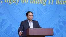 Thủ tướng Chính phủ Phạm Minh Chính phát biểu tại phiên họp. Ảnh: Dương Giang/TTXVN. 