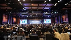 Quang cảnh hội nghị COP27 ở Sharm El-Sheikh, Ai Cập. (Ảnh: THX/TTXVN)