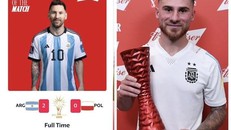 Messi nhường lại danh hiệu MOTM cho MacAllister (Nguồn: FIFA) 