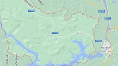 Bản đồ khu vực huyện Đà Bắc, tỉnh Hòa Bình. (Nguồn: Google Maps)