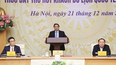 Thủ tướng Phạm Minh Chính phát biểu. (Ảnh: Dương Giang/TTXVN)