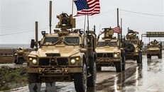 Binh sỹ Mỹ tuần tra tại tỉnh Hasakeh, Syria, ngày 24/1/2020. (Ảnh: AFP/TTXVN) 