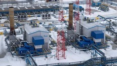 Một cơ sở xử lý khí đốt do Gazprom điều hành tại mỏ khí đốt Bovanenkovo trên bán đảo Yamal, Nga. (Ảnh: REUTERS)