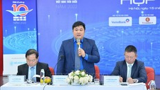  Trưởng Ban Tuyên giáo T.Ư Đoàn TNCS Hồ Chí Minh Nguyễn Thái An phát biểu. Ảnh: Minh Đức/TTXVN 